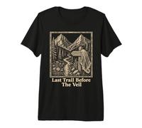 Last Trail Before The Veil Hiking Bachelorette Premium T-Shirt