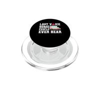 Last Voice Some People Ever Hear Ambulance Driver EMT PopSockets PopGrip for MagSafe