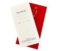 Last Will & Testament Forms | Will Writing Kit | 2025 Revised Latest Edition | Pack of 2 for 2 People | Includes Instructions How to Complete | 2