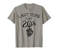 Last Year In My 20s, Funny Birthday Gifts, Twenties Goth T-Shirt