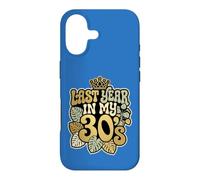 Last Year In My 30s Birthday Forty Celebration Groovy Case for iPhone 17