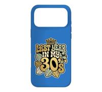 Last Year In My 30s Birthday Forty Celebration Groovy Case for iPhone 17 Pro Max