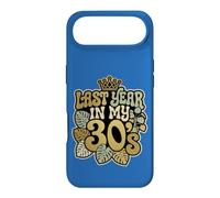 Last Year In My 30s Birthday Forty Celebration Groovy Case for iPhone Air