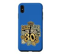 Last Year In My 30s Birthday Forty Celebration Groovy Case for iPhone XS Max