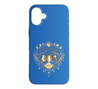 Last Year In My Thirties Birthday Decor Moon Phase Woman Case for iPhone 16 Plus
