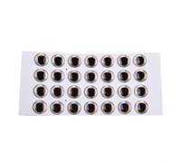 Lastdaytime 3D Water Drop Gold Edge Simulation Fish Eyes, Sea Fishing DIY Bait Fish Eyes, Fishing Lure Eyes,Great For Fly Tying,6-12mm,100Pcs(10mm Silver)
