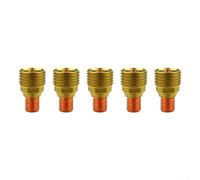 Lastdaytime 5 Pieces Collet Body For TIG Welding Torches Series 92025 Compatible With Gas Lens Assembly For 9 20 25 Series TIG Torches(45V45)