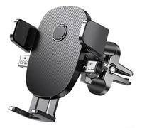 Lastdaytime Adjustable Car Phone Holder for Dashboard and Air Vent with 360 Degree Rotation and Silicone Grip for Firm Phone Hold on Uneven Roads (Air vent style)