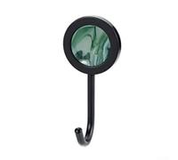 Lastdaytime Artistic Brass Shell Wall Hook Design to Hang Keys and Jewelry Elegantly at Home or Office (Dark Green)