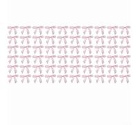 Lastdaytime Assorted Colour Fabric Bow Set of 60 for Present Wrapping, Wedding, Birthday, Party and Christmas Table Decoration(Pink)