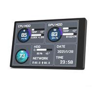 Lastdaytime Compact Type C Monitor for Efficient Multitasking and Simplified Cable Management (Black)