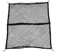 Lastdaytime Elastic For Cargo Net Double Layer Construction With 6 Metal Hooks For Secure Transport In For Car Rear Boot
