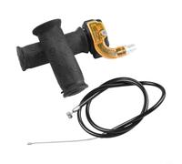 Lastdaytime for ATV Throttle Grip Set 49CC with 72cm Cable for ATV Throttle | Includes 72.5cm cable, 3-level speed limiter, fits 22mm handlebars, rubber plastic mix, easy install