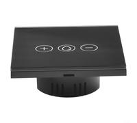 Lastdaytime For Smart WIFI Timer Switch 20A For Water Heater Immersion Heater With Touch Panel, Voice Control, APP Scheduling And Real Time Power Usage(black)