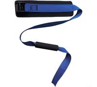 Lastdaytime Hamstring Stretch Belt With Padded Ankle Strap And Quick Release Design, Suitable For Resistance Bands And Pull Up Machines For Lower Body Training(Blue)