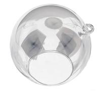 Lastdaytime Hanging Glass Ball Plants Terrarium Globe Container Landscape Ecological Bottle For Home Garden For Succulents Plants Displays(12cm)