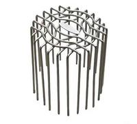 Lastdaytime Large Displacement Round Stainless Steel Floor Drain Cover For Balcony And Outdoor Pipe Ends(90mm)