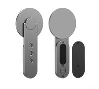 Lastdaytime Magnetic Phone Holder for Laptop with Adjustable Side Mount, Compact Aluminum Alloy Design Compatible with Multiple Devices for Work and (Gray)