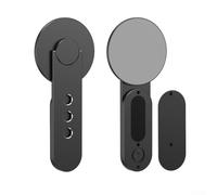 Lastdaytime Magnetic Phone Holder for Laptop with Adjustable Side Mount, Compact Aluminum Alloy Design Compatible with Multiple Devices for Work and (Black)