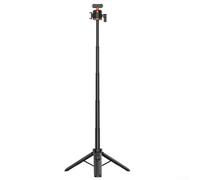 Lastdaytime Magnetic Selfie Tripod with Remote Control for Insta360 and for X5, Compact and Lightweight, Black