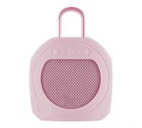 Lastdaytime Portable Audio Case Sweat Resistant Silicone Shell With Light Button Indicator Design For JBL Clip3(Pink)