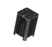 Lastdaytime Portable UV Maintenance Tool Cooling Fan with Dust Removal Function, Metal Construction, Black