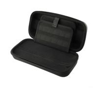 Lastdaytime Sleek Black EVA Carrying Case for Nintendo for Switch Two with Space for Twenty Four Game Cartridges
