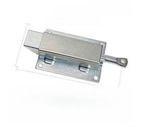 Lastdaytime Stainless Steel Collision Latch Cabinet Lock With Connecting Rod For Van Trailer Doors, Designed For Secure Locking On Modified Cars And Large Cabinets(BSD614-5-D)