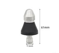 Lastdaytime Stainless Steel Pipe Cleaning Nozzle, 6 Jets, Sewer Cleaning Nozzle for Pressure Washer, Quick Connect Head for Drain Clearing(1/4inch Short)