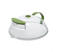 Lastdaytime Steam Microwave Splatter Guard, High Temperature Resistant Plastic Lid for Food Heating(White)