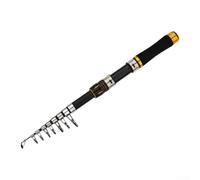 Lastdaytime Telescopic Fishing Rod Constructed From Carbon With Medium Power And Solid Tip, Collapses To 36cm For Travel-Friendly Freshwater Fishing(B-Fixed Spool 1.6m)