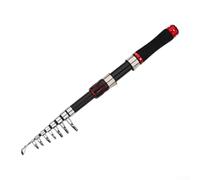 Lastdaytime Telescopic Fishing Rod Constructed From Carbon With Medium Power And Solid Tip, Collapses To 36cm For Travel-Friendly Freshwater Fishing(A-Fixed Spool 1.6m)