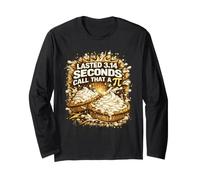 Lasted 3.14 Seconds Call a Cream Pi Funny Math Pun Teachers Long Sleeve T-Shirt