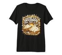 Lasted 3.14 Seconds Call a Cream Pi Funny Math Pun Teachers Premium T-Shirt