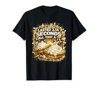 Lasted 3.14 Seconds Call a Cream Pi Funny Math Pun Teachers T-Shirt