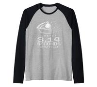 Lasted 3.14 Seconds Call that A Cream Pi Funny Match Pun Raglan Baseball Tee