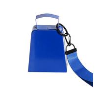 Lasting Cheer Cowbell 4" Big Road Rust Proof Coating Sports Game Activity Cheering Accessories Safety Wrist Rope Resistant Cowbell