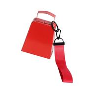 Lasting Cheer Cowbell 4" Big Road Rust Proof Coating Sports Game Activity Cheering Accessories Safety Wrist Rope Resistant Cowbell