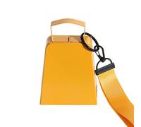 Lasting Cheer Cowbell 4 Inch Big Load Antirust Coating Sports Game Activity Cheering Accessory with Secure Wrist Rope Sports Cheering Bells