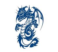 Lasting Tattoos 2 Weeks Lasting Temporary Waterproof Tattoo Butterfly Tiger Dragon Body Art Arm Fake Tattoo Sticker(03)