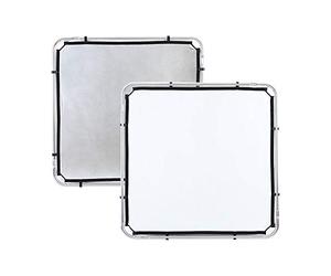 Lastolite by Manfrotto LL LR81131R Skylite Rapid Small Fabric - 1.1 x 1.1 m, Silver/White