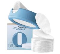 LastRound® Large Sustainable Reusable Cotton Rounds for Facial Cleansing - Zero-Waste Eco-Friendly Makeup Remover Pads for All Skin Types with Travel Storage Case