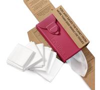 LastTissue® Reusable Cotton Tissue Pack | Face Towels & Handkerchiefs for Men & Women - Washable, Sustainable Facial Tissue with Storage Case
