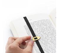 Lastword Bookmarks - Elastic Bookmark Perfect for Any Book, Office, for Women, Men and Children - Don't Lose Your Mark, Made in Italy Book Marks, Luxury Edition Gold