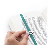 Lastword Bookmarks - Elastic Bookmark Perfect for Any Book, Office, for Women, Men and Children - Don't Lose Your Mark, Made in Italy Book Marks, Pastel Turquoise