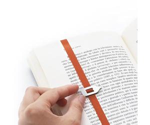 Lastword Bookmarks - Elastic Bookmark Perfect for Any Book, Office, for Women, Men and Children - Don't Lose Your Mark, Made in Italy Book Marks, Pastel Burnt Sienna
