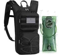LASUK Hydration Backpack Tactical with 3L Water Bladder for Men Women