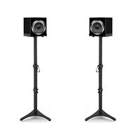 LASUK Speaker Stand Height Adjustment for Satellites Speaker up to 5KG, Extends 78 to 104 CM, Surround Sound & Universal Bookshelf Speaker Stands, 1 Pair Floor Speaker Stand