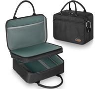LASUK Storage Bag With Digit Combination Padlock For Private Toys Cards Files Documents Cash Accessories Travel Cable Combination Lock Bag, Double Layer