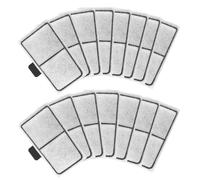 lasuroa 20pcs Filter Cartridges Compatible with Top Fin EF-S & BF5 BETTAFLO, 9.5x5.5cm/3.74x2.17in Fish Tank Filter Cartridge Replacement for Aquarium Water Filtration